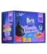 BRIT Cat Pouches Family Plate - wet cat food - 12 x 100g