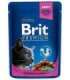 BRIT Cat Pouches Family Plate - wet cat food - 12 x 100g