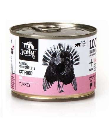 3COTY 04 Turkey - wet cat food - 180g