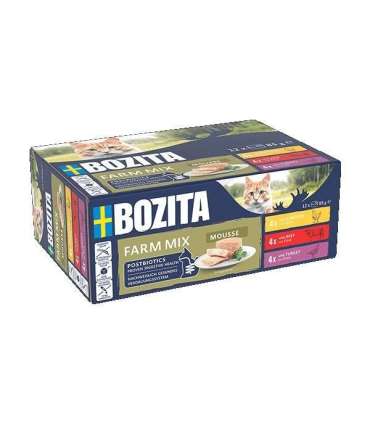Bozita Mousse Mixed Farm 12x85g