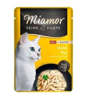 MIAMOR Feine Filets Chicken in sauce - wet cat food - 100g