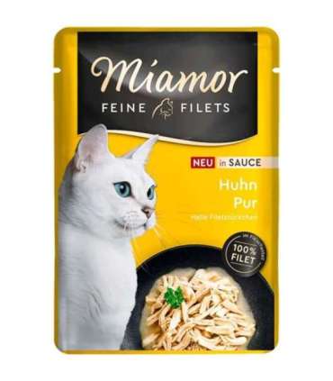 MIAMOR Feine Filets Chicken in sauce - wet cat food - 100g