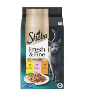 Sheba Fresh & Fine Mini Fish Dishes in Sauce 6 x 50g