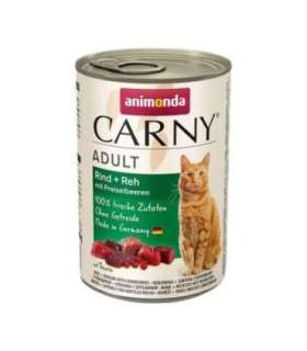 ANIMONDA Carny Adult Beef, venison and blueberries - wet cat food - 400g