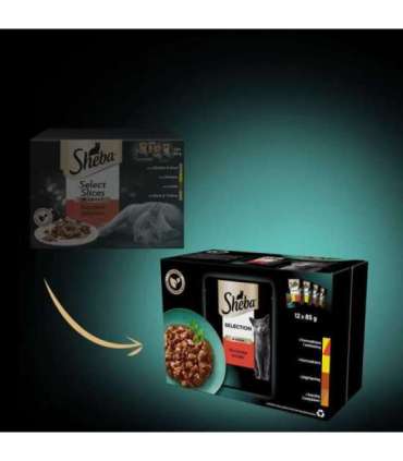 Sheba Selection in Sauce Juicy Flavours 12 x 85 g