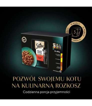 Sheba Selection in Sauce Juicy Flavours 12 x 85 g