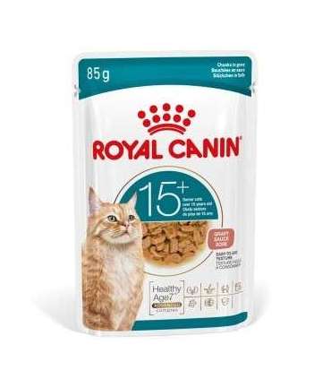 ROYAL CANIN Ageing 15+ Chunks in gravy - wet cat food - 12x85g