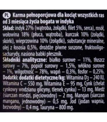 Dolina Noteci Premium Junior rich in turkey - Wet cat food - 400 g