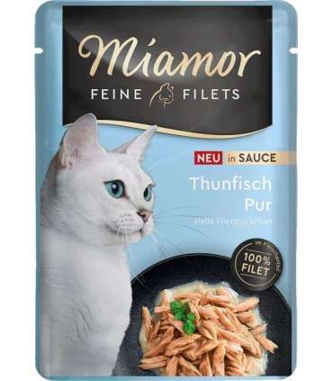 MIAMOR Fine Filets Tuna in sauce  - wet cat food - 100g