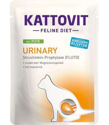 KATTOVIT Feline Diet Urinary Turkey - wet cat food - 85g