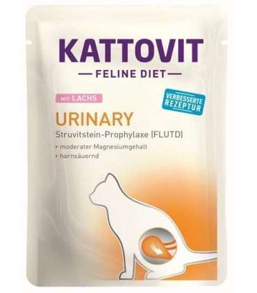 KATTOVIT Feline Diet Urinary Salmon - wet cat food - 85g