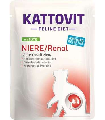 KATTOVIT Feline Diet Niere/Renal - wet cat food - 12 x 85g