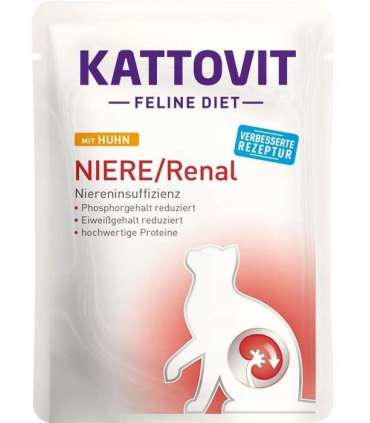 KATTOVIT Feline Diet Niere/Renal - wet cat food - 12 x 85g