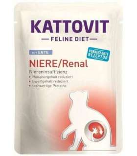 KATTOVIT Feline Diet Niere/Renal Duck - wet cat food - 85g