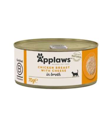 APPLAWS Chicken breast with cheese - wet cat food - 70g