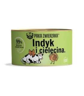 PAKA ZWIERZAKA Turkey with veal - wet cat food - 200g