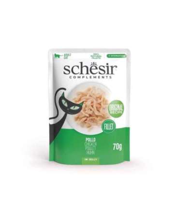 SCHESIR Chicken fillet in jelly - wet cat food - 70g