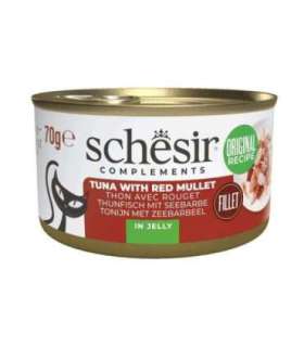SCHESIR Complements Tuna with red mullet in jelly - wet cat food - 70g