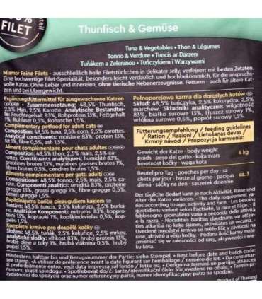 Miamor cats moist food Tuna with vegetables 100 g