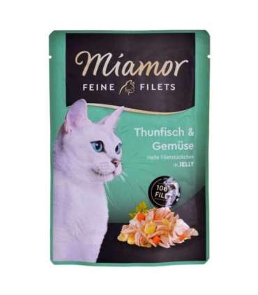 Miamor cats moist food Tuna with vegetables 100 g