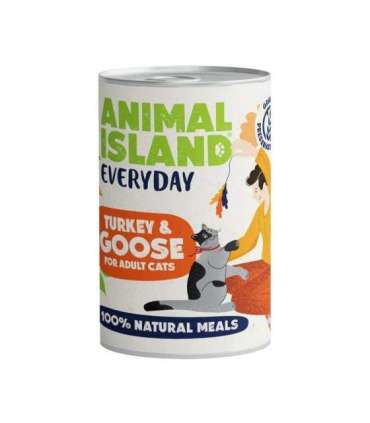 ANIMAL ISLAND Everyday Turkey and goose - wet cat food - 400g