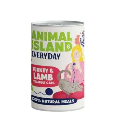 ANIMAL ISLAND Everyday Turkey and lamb - wet cat food - 400g