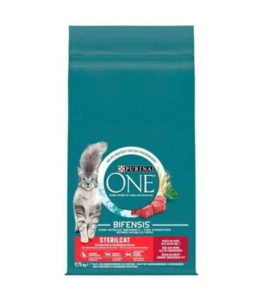 PURINA One Sterilcat Wołowina - dry cat food - 9,75kg