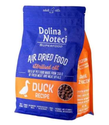 DOLINA NOTECI Superfood Sterilised Duck - Dry Cat Food - 1 kg