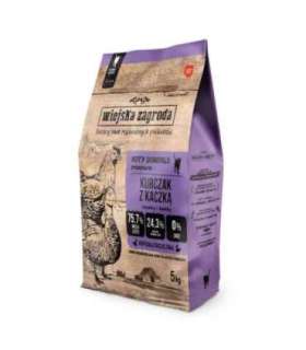 WIEJSKA ZAGRODA Chicken and Duck - dry cat food - 5 kg