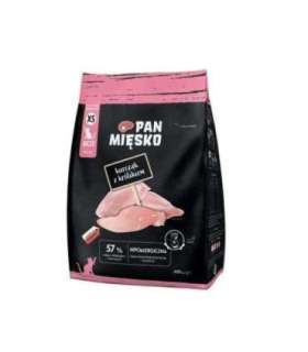PAN MIĘSKO Chicken with rabbit XS - dry cat food - 400g