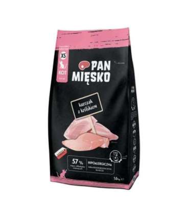 PAN MIĘSKO Chicken with rabbit XS - dry cat food - 1,6kg