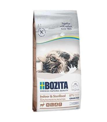 Bozita Indoor&Sterilised Grain free Reindeer 10kg