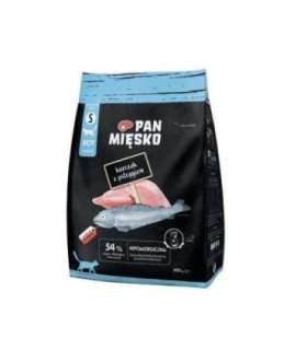 PAN MIĘSKO Chicken with trout S - dry cat food - 400g