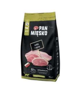 PAN MIĘSKO Turkey with goose S - dry cat food - 1,6kg
