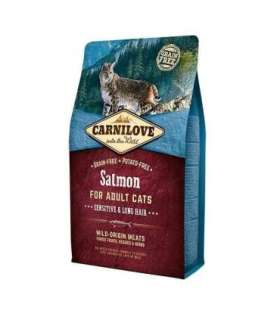 CARNILOVE Cat Sensitive & Long Hair Salmon - dry cat food - 2 kg