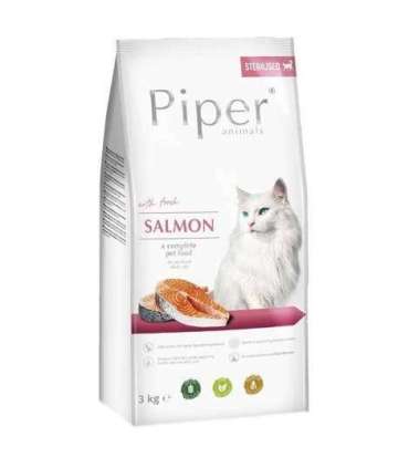 DOLINA NOTECI Piper Animals with salmon - Dry Cat Food - 3 kg