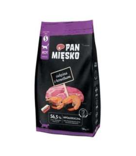 PAN MIĘSKO Veal with shrimps S - dry cat food - 1,6kg