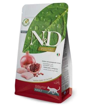 FARMINA N&D CAT  PRIME CHICKEN & POMEGRANATE ADULT  1.5kg