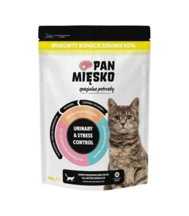 PAN MIĘSKO Urinary & Stress Control Turkey - dry cat food - 800g