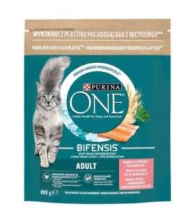 PURINA One Bifensis Adult Salmon - dry cat food - 800 g