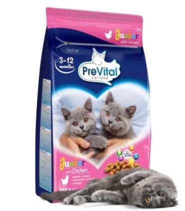 PREVITAL Junior Chicken - dry cat food - 950g
