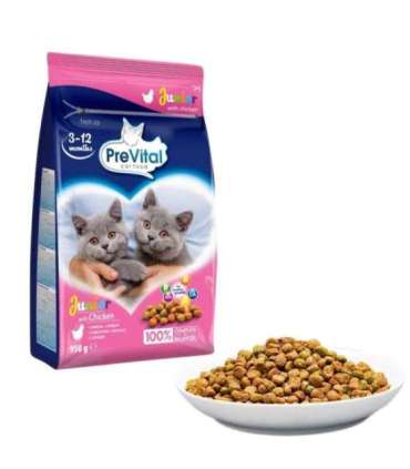 PREVITAL Junior Chicken - dry cat food - 950g