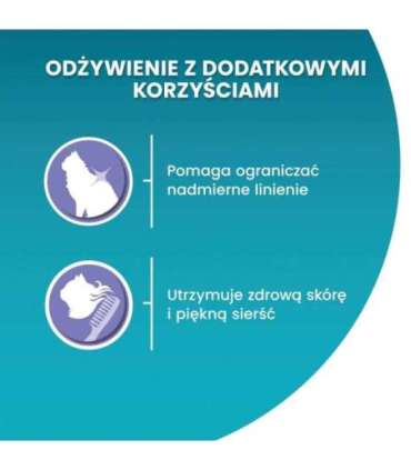 PURINA One Bifensis Coat & Hairball Chicken - dry cat food - 800 g