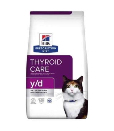 HILL'S PRESCRIPTION DIET Feline y/d Dry cat food 1,5 kg