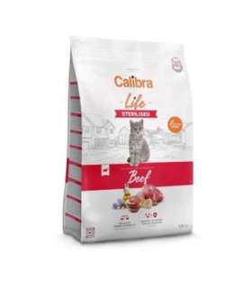 CALIBRA Cat Life Sterilised Beef - dry cat food - 1,5kg