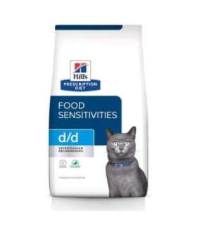 HILL'S PRESCRIPTION DIET Feline d/d Dry cat food Duck, Peas 1,5 kg