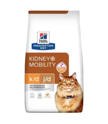 HILL'S PD K/D Kidney + Mobility Chicken - dry cat food - 3kg