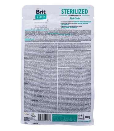 BRIT Care Grain-Free Sterilized Urinary - dry cat food - 400 g