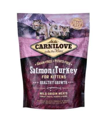 CARNILOVE Cat Salmon & Turkey For Kittens - dry cat food - 400 g
