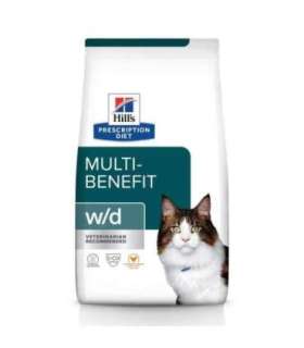 HILL'S PRESCRIPTION DIET Multi-Benefit Feline w/d Dry cat food Chicken 3 kg